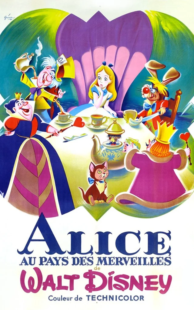 Alice Au Pays Des Merveilles Affiche Personnalise 